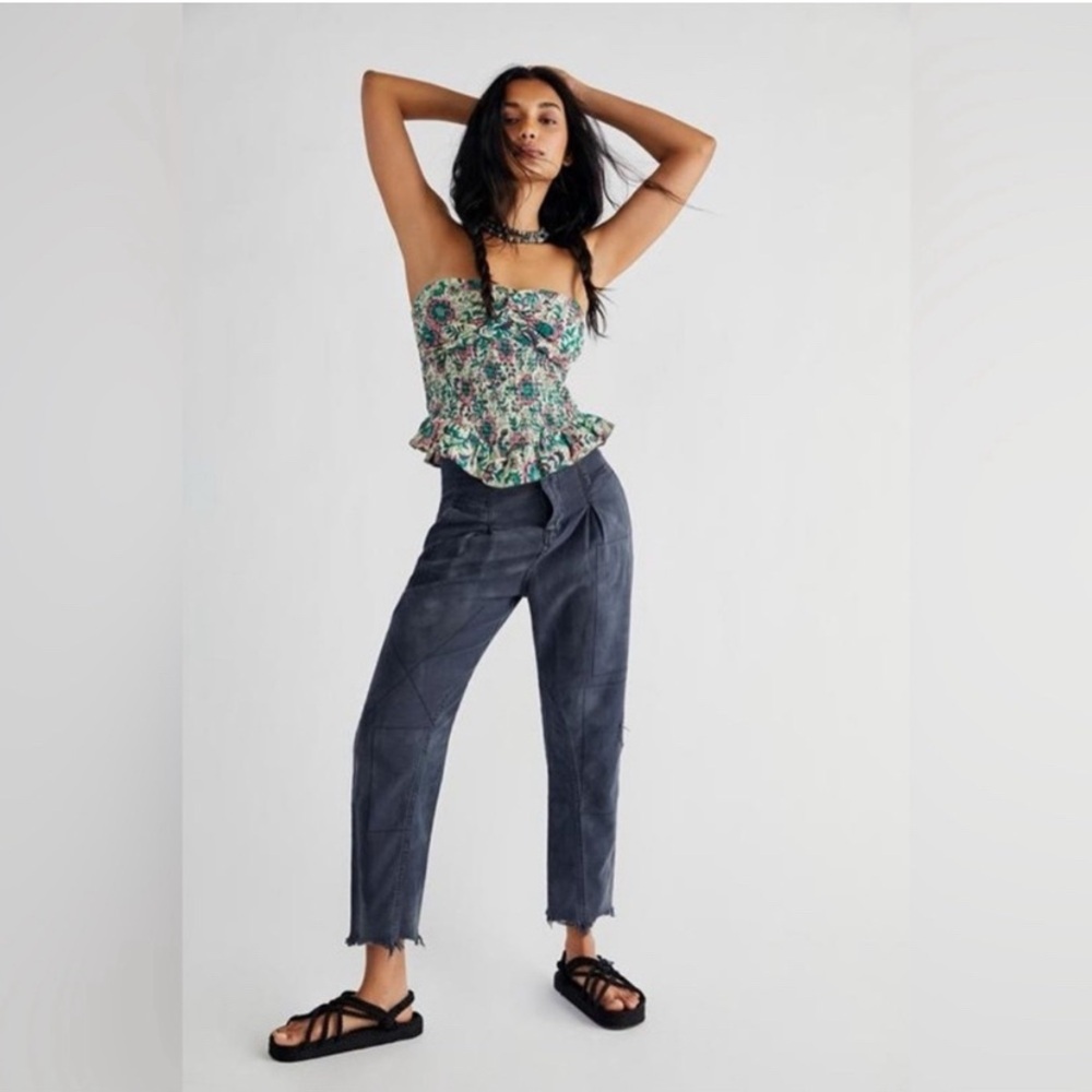 Free People One More Time Floral Tube Top - Picture 3 of 13
